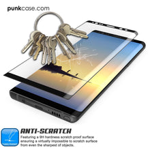 Load image into Gallery viewer, Galaxy Note 9 Black Punkcase Glass SHIELD Tempered Glass Screen Protector 0.33mm Thick 9H Glass
