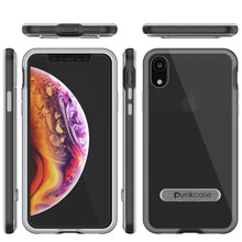 Load image into Gallery viewer, iPhone XR Case, PUNKcase [LUCID 3.0 Series] [Slim Fit] Armor Cover w/ Integrated Screen Protector [Black]
