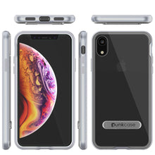 Load image into Gallery viewer, iPhone XR Case, PUNKcase [LUCID 3.0 Series] [Slim Fit] Armor Cover w/ Integrated Screen Protector [Silver]
