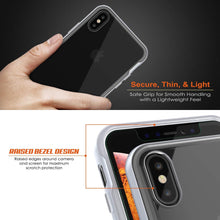 Load image into Gallery viewer, iPhone XS Max Case, PUNKcase [LUCID 3.0 Series] [Slim Fit] Armor Cover w/ Integrated Screen Protector [Silver]
