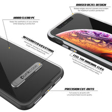 Load image into Gallery viewer, iPhone XS Max Case, PUNKcase [LUCID 3.0 Series] [Slim Fit] Armor Cover w/ Integrated Screen Protector [Black]
