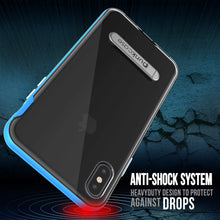 Load image into Gallery viewer, iPhone XS Max Case, PUNKcase [LUCID 3.0 Series] [Slim Fit] Armor Cover w/ Integrated Screen Protector [Blue]
