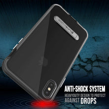 Load image into Gallery viewer, iPhone XS Max Case, PUNKcase [LUCID 3.0 Series] [Slim Fit] Armor Cover w/ Integrated Screen Protector [Black]
