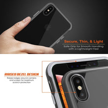 Load image into Gallery viewer, iPhone XS Max Case, PUNKcase [LUCID 3.0 Series] [Slim Fit] Armor Cover w/ Integrated Screen Protector [Black]
