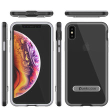 Load image into Gallery viewer, iPhone XS Max Case, PUNKcase [LUCID 3.0 Series] [Slim Fit] Armor Cover w/ Integrated Screen Protector [Black]
