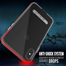 Load image into Gallery viewer, iPhone XS Max Case, PUNKcase [LUCID 3.0 Series] [Slim Fit] Armor Cover w/ Integrated Screen Protector [Red]
